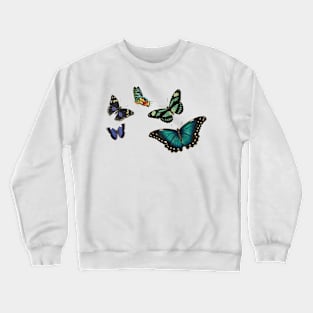 Blue Butterflies Crewneck Sweatshirt